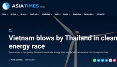 Asia Times: Việt Nam đẩy mạnh nỗ lực chuyển đổi sang năng lượng sạch