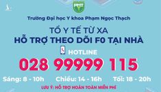 Hỗ trợ chăm sóc F0 nhẹ đang cách ly tại nhà qua số hotline 028.99999.115