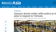 Nikkei: CEO Amazon nhận định tăng trưởng Việt Nam đang cao nhất khu vực