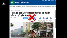 Có thứ “dân chủ” nào lại đi cổ súy cho hành vi chống người thi hành công vụ?