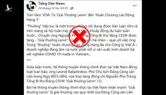 Những kẻ lên đồng vì Giải thưởng Lê-nin của Tổng Bí thư