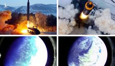 Triều Tiên công bố hình ảnh thử tên lửa đạn đạo tầm trung Hwasong-12