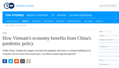 “Việt Nam được gì từ chính sách chống dịch nghiêm ngặt của Trung Quốc?”