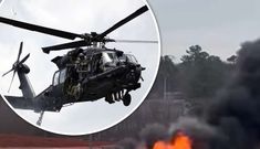 Trực thăng Black Hawk lao xuống cao tốc, toàn bộ binh sĩ thiệt mạng