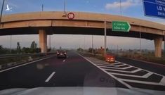 Nữ tài xế bị phạt tiền 16-18 triệu đồng, tước giấy phép lái xe 5-7 tháng khi chạy lùi xe trên cao tốc