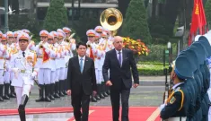 Chủ tịch nước Lương Cường chủ trì lễ đón, hội đàm với Tổng thống Hungary