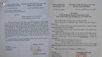 Đất quốc phòng ở Hà Tĩnh bị huyện xẻ thịt chia lô, bán nền