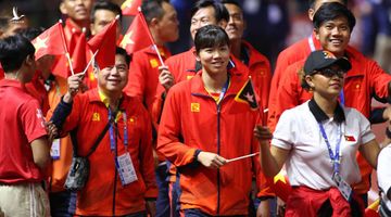 Việt Nam tiếp nhận cờ đăng cai SEA Games 31