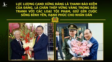 Những nốt son của ngành Công an dưới sự điều hành của Tướng Tô Lâm