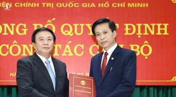 Ban Bí thư bổ nhiệm 2 Phó GĐ Học viện Chính trị quốc gia Hồ Chí Minh