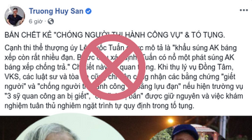 Hết “chỉ đạo” Quốc hội, Huy Đức lại “dạy khôn” Viện kiểm sát, Tòa án…