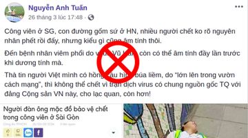 Lấy cái chết của đồng bào để bịa chuyện “Việt Nam giấu dịch” – Quá độc ác!