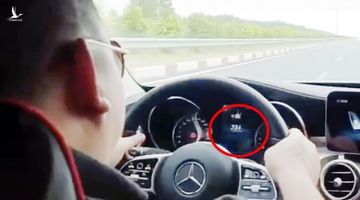 Cảnh sát truy tìm tài xế Mercedes chạy 234 km/h