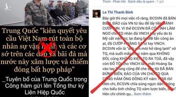 Phản bác luận điệu xuyên tạc của Trung Quốc và thế lực thù địch về “công hàm của cố Thủ tướng Phạm Văn Đồng”