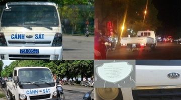 Loạt xe công an phường không có kiểm định ở Huế là do cán bộ quên
