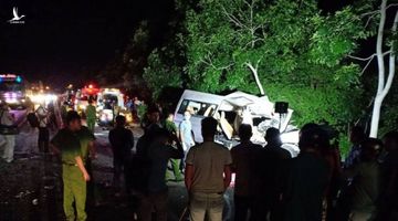 Ớn lạnh hiện trường vụ tai nạn thảm khốc 8 người chết ở Bình Thuận