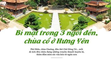 Bí mật trong 3 ngôi đền, chùa cổ ở Hưng Yên