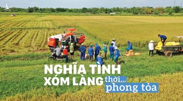 Nghĩa tình xóm làng thời… phong tỏa