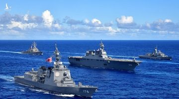 Hình ảnh ‘cỗ máy chiến tranh’ của Mỹ và đồng minh thị uy trên biển Guam