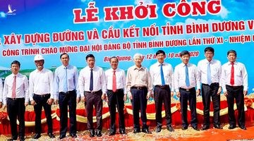 Khởi công dự án cầu, đường 6 làn xe kết nối Bình Dương – Tây Ninh