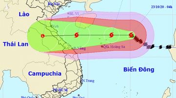 Bão số 8 đang giật tới cấp 15, cách quần đảo Hoàng Sa 320km