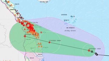 Bão có thể đổ bộ Quảng Nam – Phú Yên 2 ngày tới