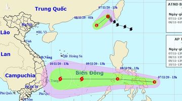 Bão số 11 vừa suy yếu, áp thấp nhiệt đới mới “nối đuôi” vào Biển Đông