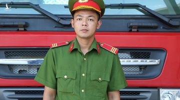 Thượng sĩ công an ‘Vì nước quên thân, vì dân phục vụ’