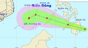 Biển Đông sắp hứng cơn bão lớn cuối năm