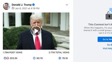 Khóa tài khoản Trump: ngăn chặn bạo lực hay âm mưu chèn ép Tổng thống?