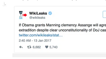 WikiLeaks đã công bố bí mật động trời gì của Mỹ vào 18/2/2010?