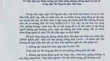 Lơ là, chủ quan, nhiều đoàn đông người vẫn đi chúc Tết ở TP Hải Dương
