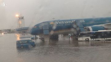 Ì ạch chống ngập sân bay Tân Sơn Nhất