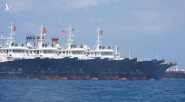 Trung Quốc nói hàng trăm ‘tàu cá’ tập trung ở đá Ba Đầu là ‘tránh thời tiết xấu’