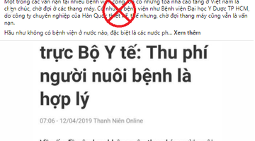 Bệnh viện công nào đuổi bệnh nhân?