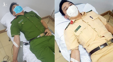 5 chiến sỹ Công an Hà Tĩnh hiến máu cứu sống sản phụ qua cơn nguy kịch