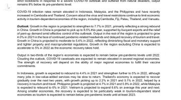 World Bank: Việt Nam dẫn đầu về GDP, Thái Lan phục hồi kém nhất ASEAN