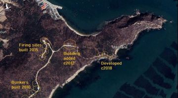 Hình ảnh vệ tinh cho thấy Trung Quốc vẫn đang đầu tư hệ thống phòng thủ bờ biển