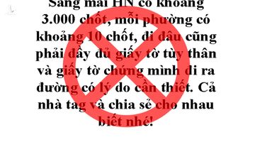 Đăng tin ‘tào lao’ nói ‘Hà Nội có khoảng 3.000 chốt’, nhận phạt 12,5 triệu đồng