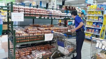 TP.HCM: sức mua giảm, trứng ‘ê hề’