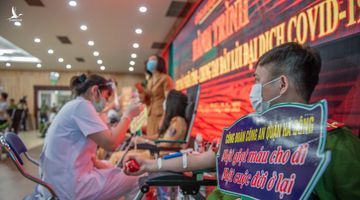 Gần 300 công an hiến máu cứu người trong dịch Covid-19