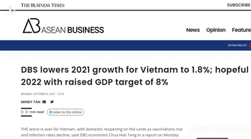 Business Times: “Điều tồi tệ nhất đối với Việt Nam đã qua”