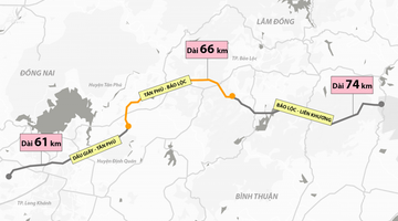 Dự kiến khởi công Cao tốc Tân Phú – Bảo Lộc trong năm 2022