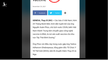 Những kẻ “tự nhục” lại lên giọng công kích mục tiêu sản xuất vaccine