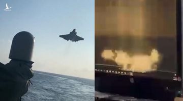 Cận cảnh vụ va chạm cực mạnh của F-35 với tàu sân bay Mỹ trên Biển Đông