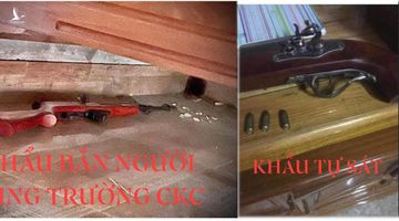 Cận cảnh cây súng trong vụ thảm sát ở Thái Nguyên