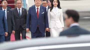 Tổng thống Hàn Quốc bắt đầu thăm Việt Nam
