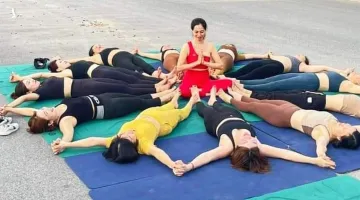 Nhóm người tập Yoga giữa đường để chụp ảnh ở Thái Bình bị xử phạt