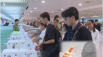 Ngày 1/1/2025: Thu thập ảnh chân dung, vân tay công dân khi làm thủ tục tại cửa khẩu