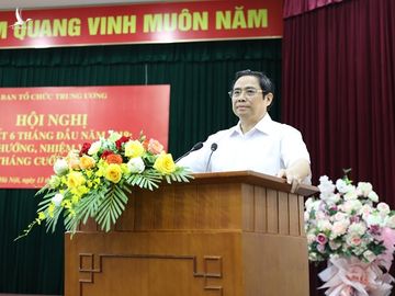 Trưởng Ban Tổ chức Trung ương Phạm Minh Chính. 